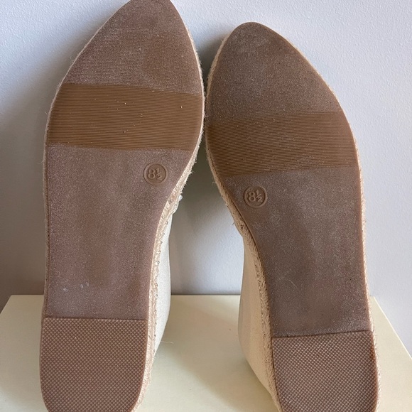 A New Day Women's Maggie Espadrille Flats Cream and Black size 8.5 Pre owned - Picture 6 of 8